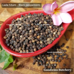 Pepper ziplock standing pouch BLACK PEPPERCORN 100g